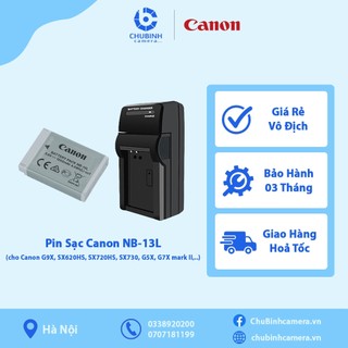 Pin Sạc Canon NB-13L (Dùng cho Canon G9X, SX620HS, SX720HS, SX730, G5X, G7X mark II,..)