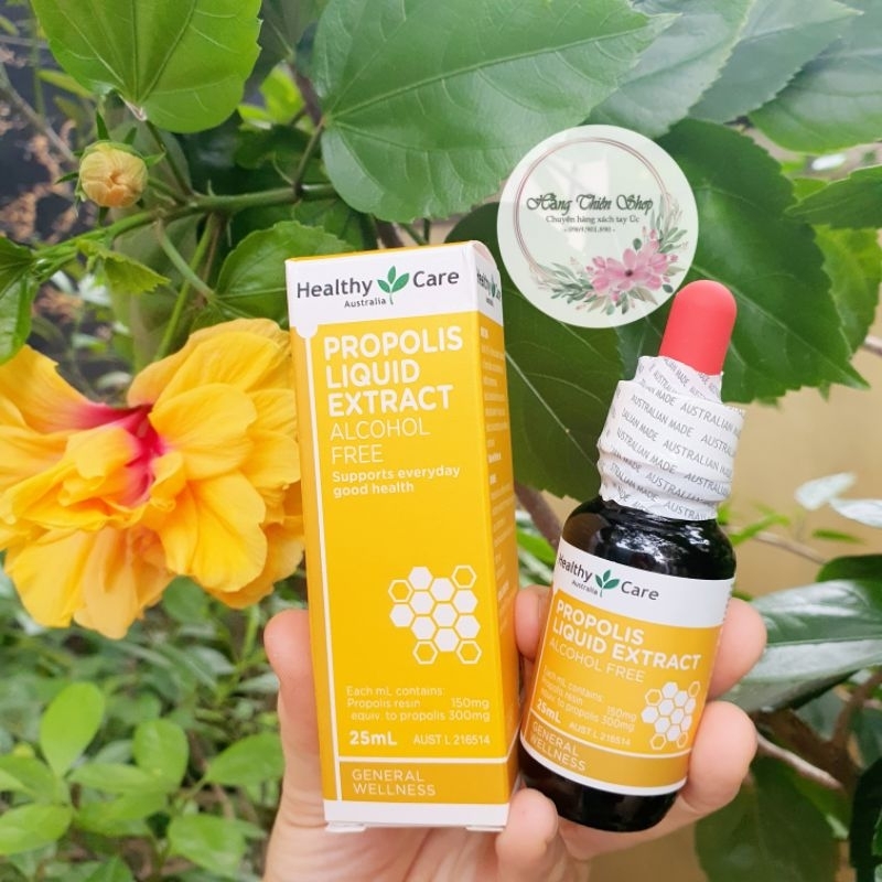 Keo ong giúp tăng cường hệ miễn dịch Healthy care propolis liquid extract 25ml