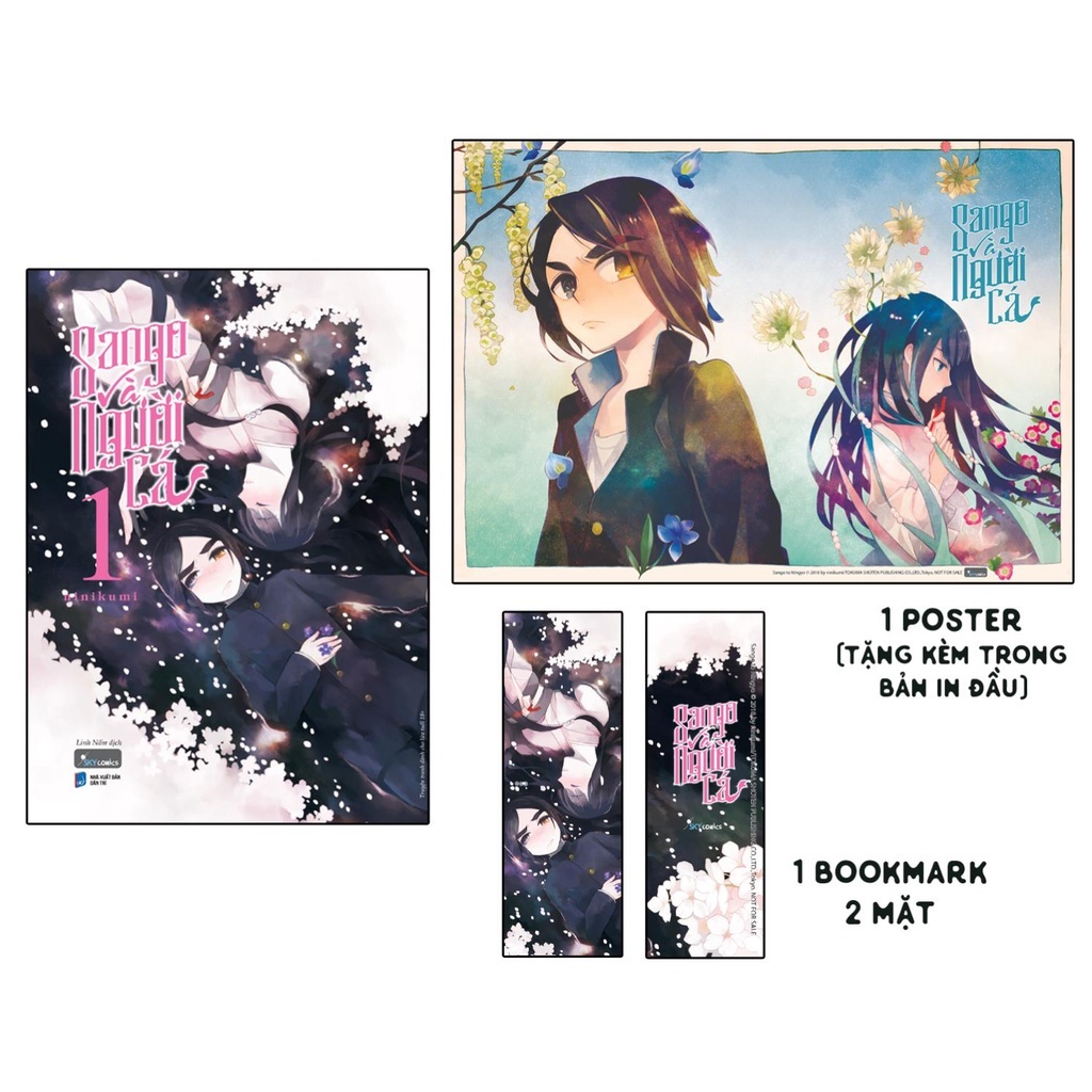 Truyện tranh - Sango và Người cá - Tập 1 2 - Tặng kèm Bookmark và Poster
