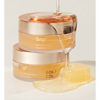 A167_mặt nạ mắt tinh chất vàng 24.k và collagen snp gold collagen perfection eye patch 60 miếng