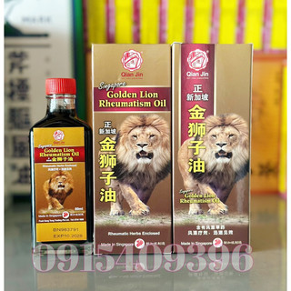 DẦU KHỚP SƯ TỬ SINGAPORE GOLDEN LION RHEUMATISM OIL