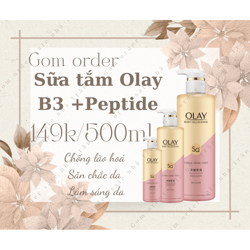 Sữa tắm olay peptide