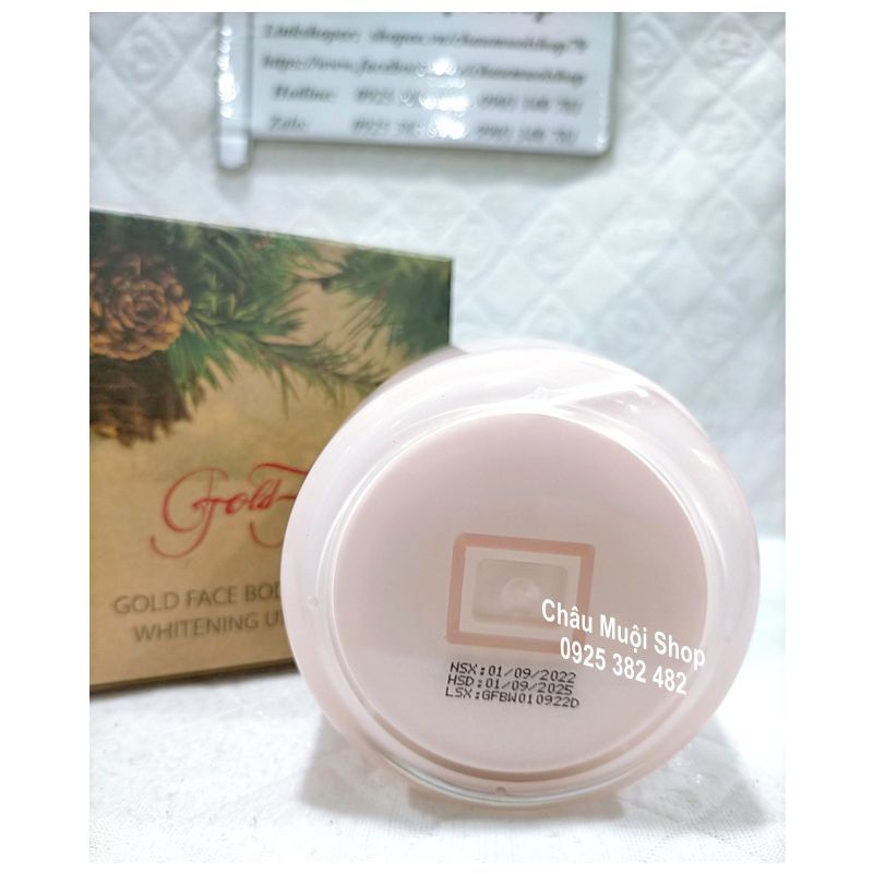 🌹KEM DƯỠNG DA TRẮNG DA TOÀN THÂN GOLD FACE BODY LOTION WHITENING UV CREAM