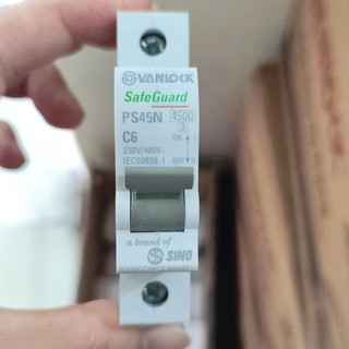 Cầu dao tự động , mcb , cb tép 1p dòng cắt 4,5ka ps45n sino