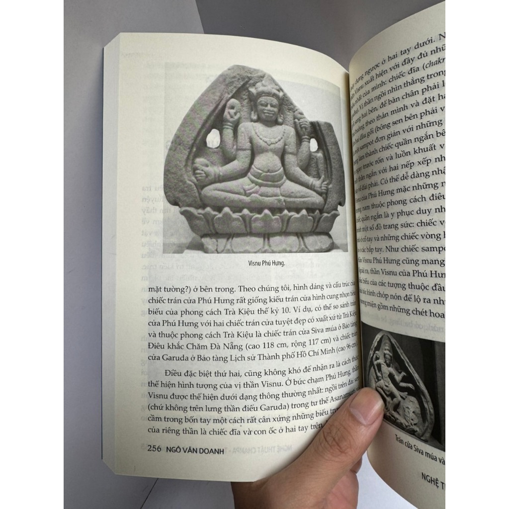Sách - Nghệ Thuật Champa - Tượng các thần Hindu giáo - Ngô Văn Doanh - NXB Đà Nẵng