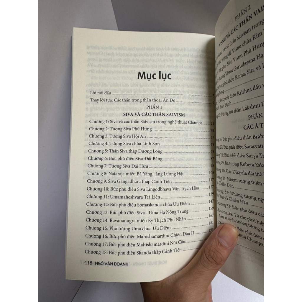 Sách - Nghệ Thuật Champa - Tượng các thần Hindu giáo - Ngô Văn Doanh - NXB Đà Nẵng
