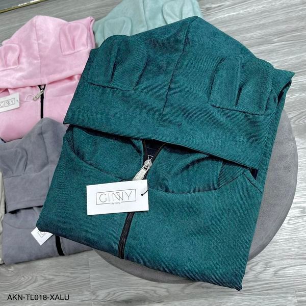 Áo khoác nữ Ginny Nhung Angle TL018 I Chống tia UV I Áo khoác nhung tăm nhí chống nắng