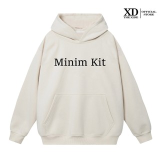 Áo Hoodie nỉ The Xide in hình chữ MINIM KIT form unisex nam nữ chất nỉ bông dày dặn M1