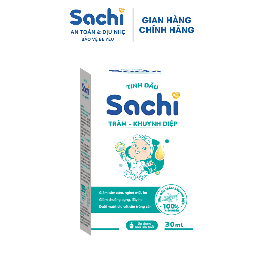 Tinh Dầu Tràm Khuynh Diệp Sachi Giúp Làm Ấm Cơ Thể, Đuổi Muỗi, Làm Dịu Các Vết Côn Trùng Cắn 30ml