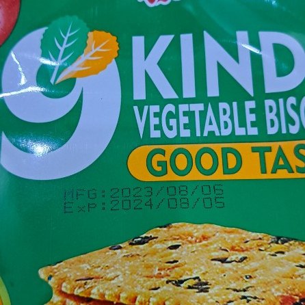 Bánh ăn kiêng 9 loại rau củ Weisiel Hongkong siêu ngon gói lớn 328gam