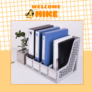 Khay tài liệu cứng 4 ngăn đứng deli 9846 chăc chắn - mike store