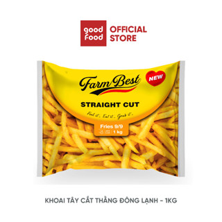 Khoai tây chiên cắt thẳng, đông lạnh, dạng que, Straight Cut hiệu Farm Best - Túi 1kg