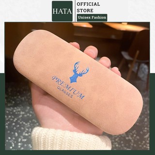 Hộp Đựng Kính Cận Sừng Hươu PREMIUM Sang Chảnh