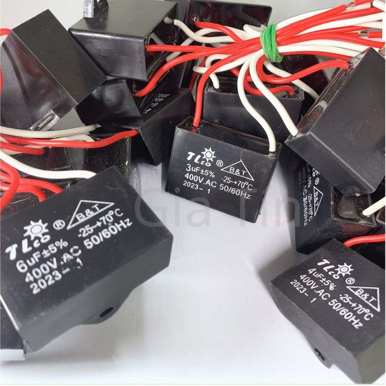 Tụ quạt điện, tụ Kapa vuông 2uf/2.5uf/3uf/4uf/6uf 350-400V.AC