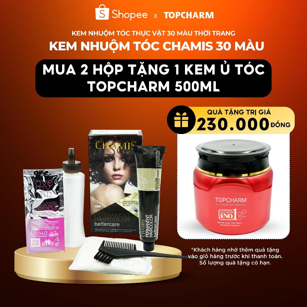 Thuốc Nhuộm Tóc Tại nhà CHAMIS 30 Màu - Giúp tóc lên màu chuẩn tự nhiên