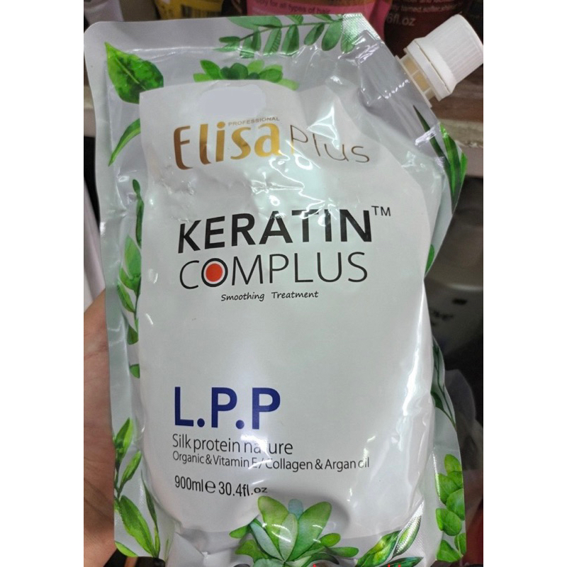 (CHÍNH HÃNG)-Kem ủ-Hấp Tóc Elisa plus LPP Keratin Complex Phục Hồi Mền Mượt 900ml hương thơm nước ho