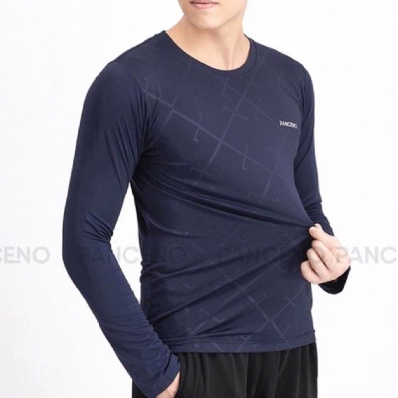 Áo Thể Thao DÀI TAY Giữ Nhiệt Nam,Áo giữ ấm, Áo tập gym, Chất vải thun lạnh co giãn 4 chiều vân 3D