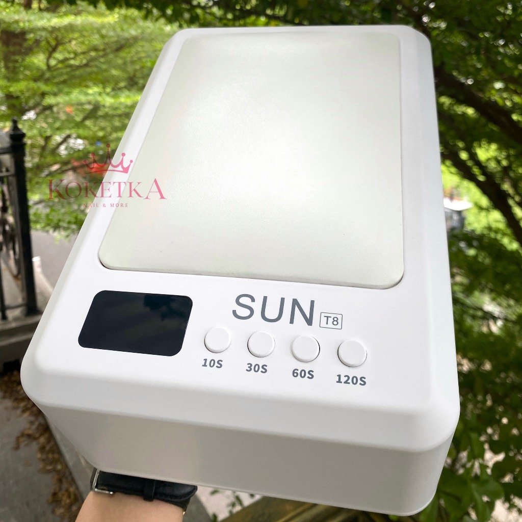 Máy Hơ Gel SUN T8 - 72W/UV gel/LED Hàng Chính Hãng Bảo Hành 6 THÁNG