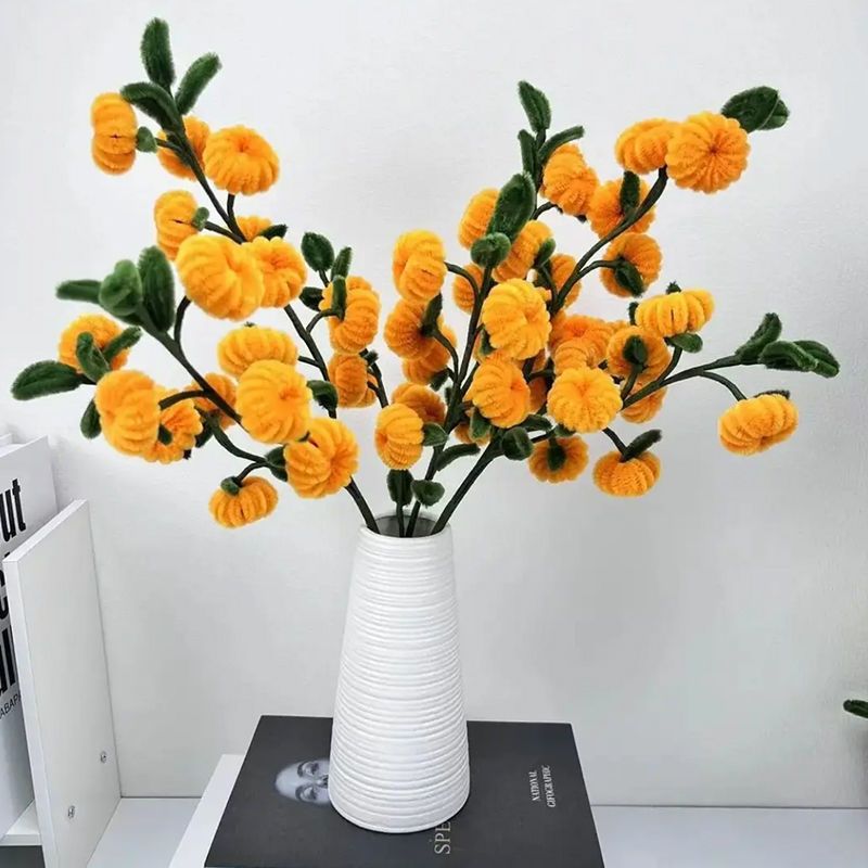 Set 200 Kẽm nhung loại 1 tên màu sắc bất ổn  - Bông dày làm hoa, đồ trang trí handmade, Dây kẽm lông làm đồ chơi thủ côn