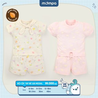 Bộ Mompa cộc tay thun lạnh cao cấp mềm mịn thoáng mát thấm hút tốt in thú cưng cho bé trai bé gái MP202 245