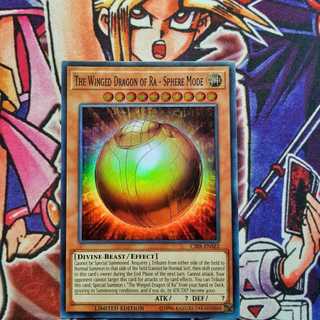 Thẻ bài Yugioh chính hãng | The winged dragon of RA - Sphere Mode | CIBR Super Rare