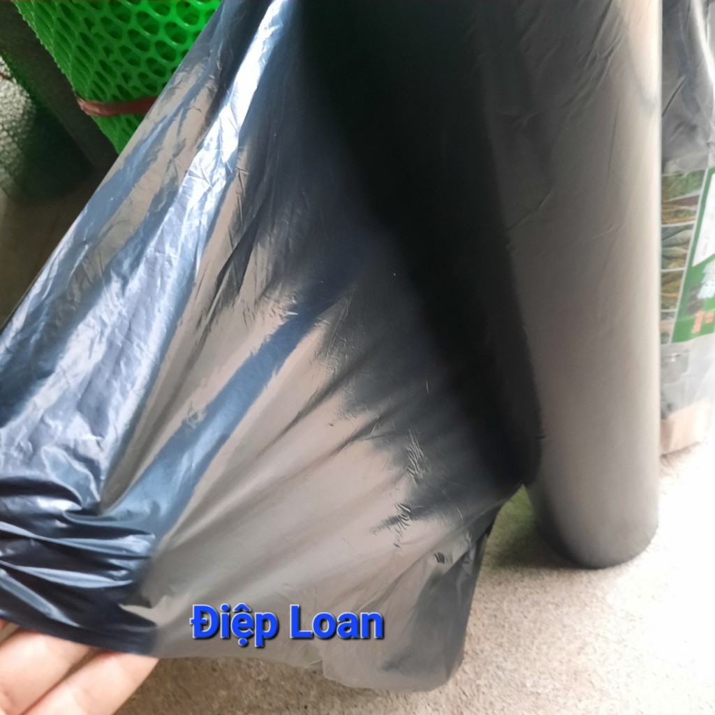 Combo 50 mét màng phủ nông nghiệp, nilong đen loại dai, đẹp kích thước rộng 1,4m ( 1m4) dày 22micromet