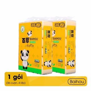 Giấy vệ sinh gấu trúc sipiao thùng 36 cuộn cao cấp