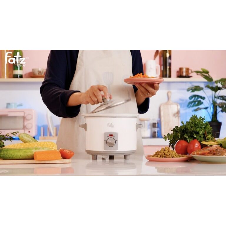Nồi nấu chậm 1.5L SLOW 1 Fatzbaby B9015MH  cho bé