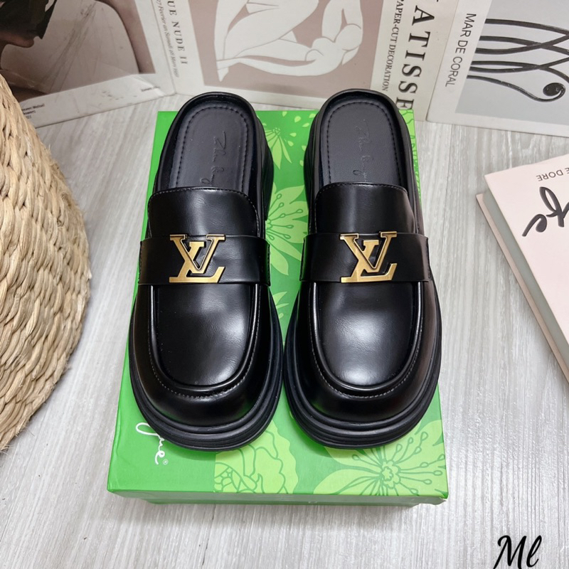 Sục LV Da Mờ Đế 4cm Fullbox - CERIHOUSE