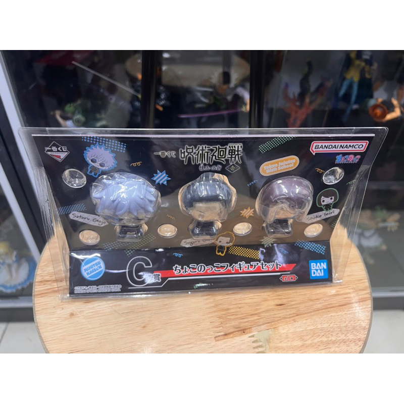 Combo mô hình jujutsukaisen mini cực dễ thương chính hãng bandai ichiban kuji gojo geto shoko