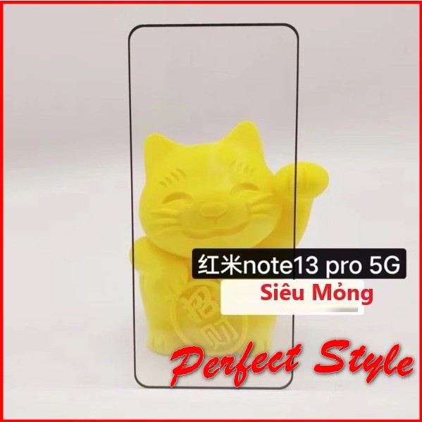 Kính cường lực Xiaomi Redmi Note 13 pro - Note 13 5G K70 K70 pro K70E Full màn siêu trong 4k  Không lấn màn