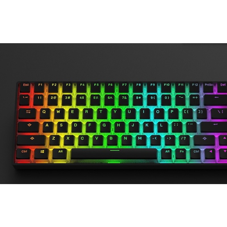 Keycap PBT Pudding nút bàn phím cơ xuyên led nhiều màu phù hợp các loại bàn phím cơ phổ thông | 119 nút