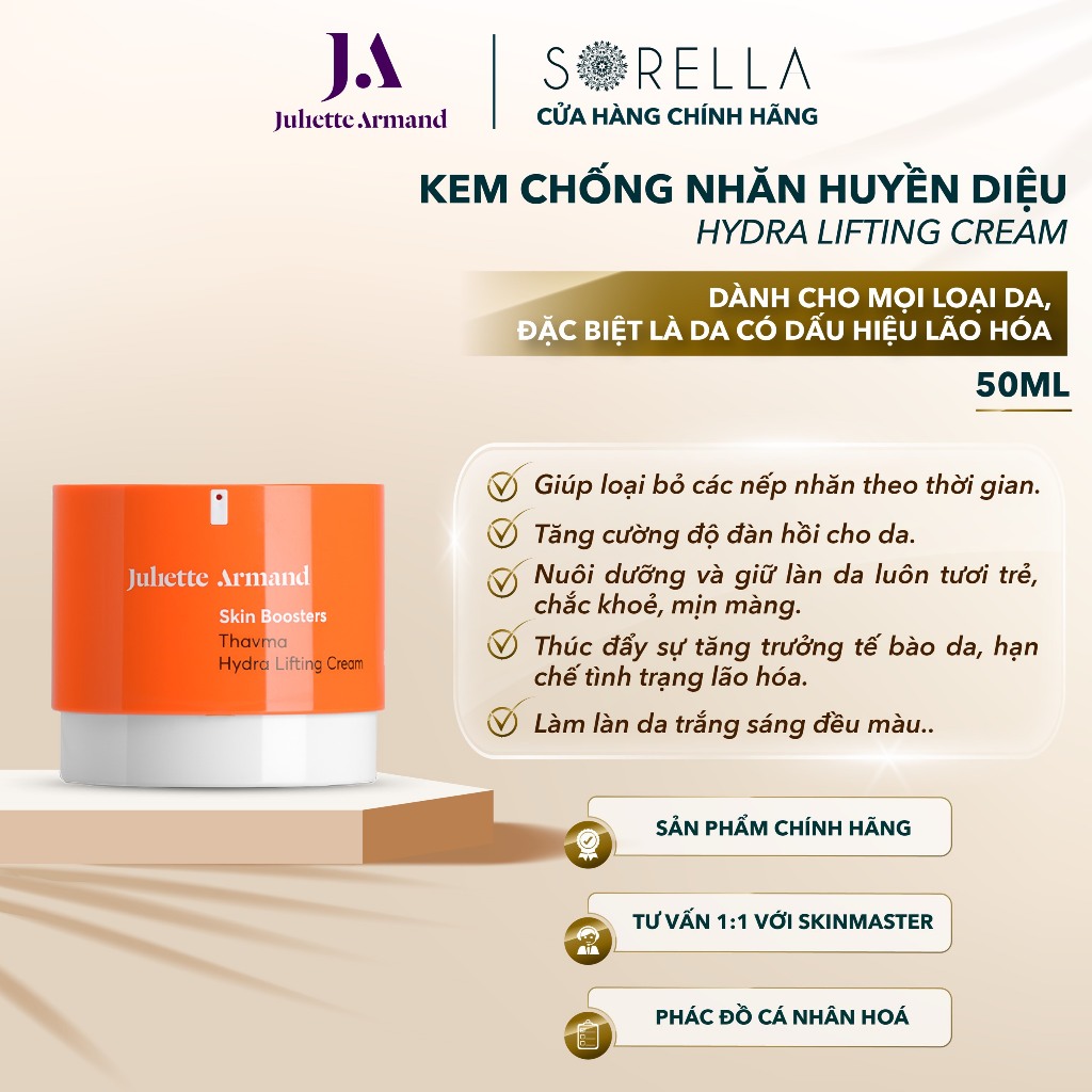 [JULIETTE ARMAND] Kem chống nhăn huyền diệu Hydra Lifting Cream