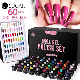 Ur sugar set sơn gel 60 màu gel sơn móng tay- bộ sơn gel tone màu 7ml