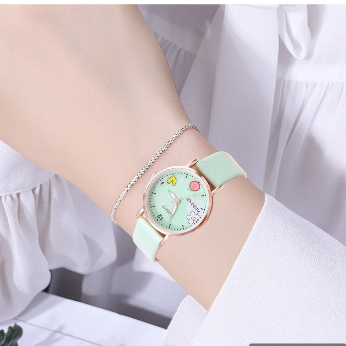Đồng Hồ Hoạt Hình Gấu Dễ Thương Cho Bạn Gái DH11