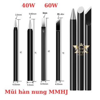Mũi hàn nung 60W 40W không chì mạ đen loại tốt