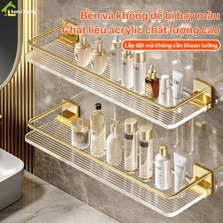 Giá đỡ buna; kệ nhà tắm bằng acrylic, kệ nhà tắm , kệ nhà tắm không khoan ,kệ đựng đồ nhà tắm