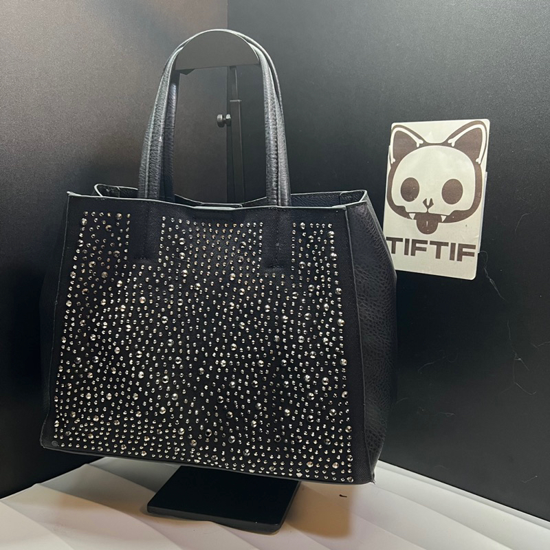 Túi tote đính đá si nhật