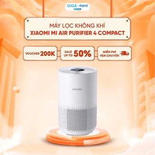 Máy Lọc Không Khí Xiaomi Mi Air Purifier 4 Compact - Giúp Lọc Không Khí, Đánh Bay Bụi Bẩn, Mùi Hôi Nhanh Chóng
