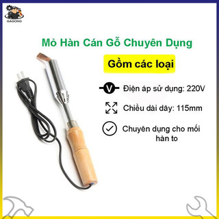 Mỏ hàn cán gỗ chuyên dụng cho mối hàn to đủ công suất