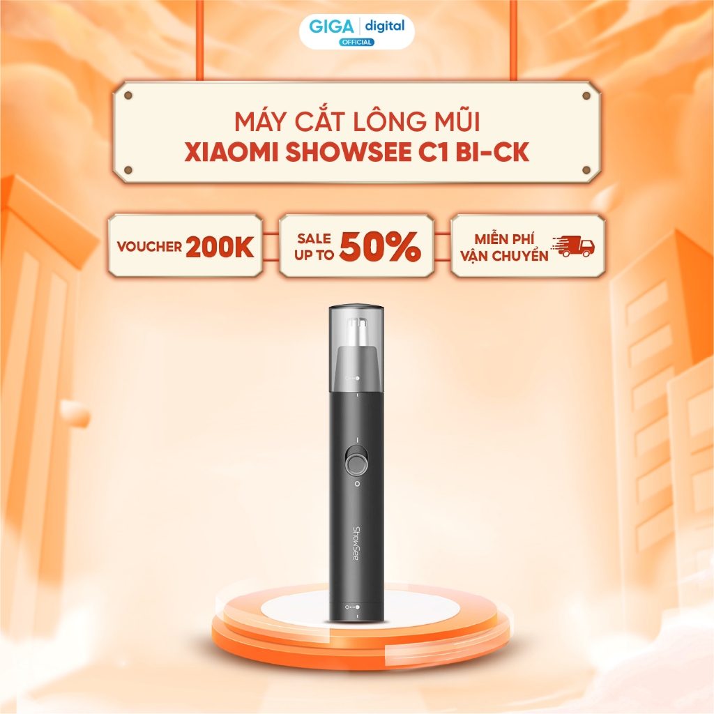 Máy Cắt Lông Mũi Xiaomi ShowSee c1 BI-CK - Tỉa Lông Mũi Gọn Gàng