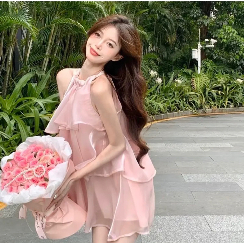 [NEW/HÀNG SẴN] Đầm tơ xoè 3 tầng váy sát nách organza - dilyshop - V05 | BigBuy360 - bigbuy360.vn