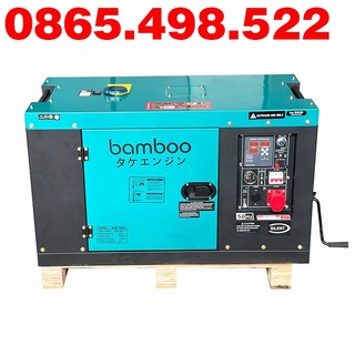 Máy phát điện chạy dầu bamboo 8kw bmb 9800et3p 3 pha đề cót