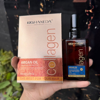 Tinh dầu dưỡng tóc Top Haneda Collagen Argain Oil 60ml