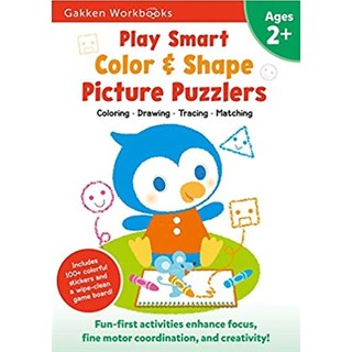 Sách - dtpbooks - play smart color & shape picture puzzlers 2+
