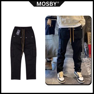 (MỚI)Quần jean CARGO túi hộp MOSBY form ống rộng nam không nhăn không bai xù không phai màu dáng baggy nam