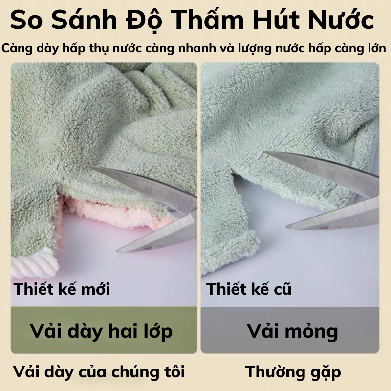 Khăn Quấn Tóc Nami Lau Tóc Nhanh Khô Loại Dày Siêu Thấm