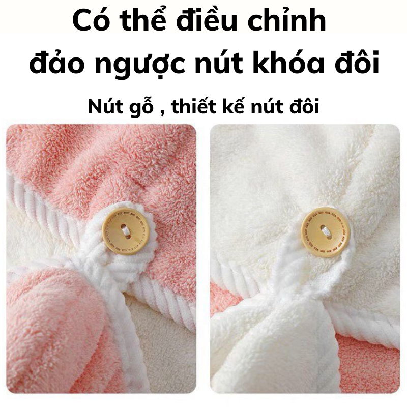 Khăn Quấn Tóc Nami Lau Tóc Nhanh Khô Loại Dày Siêu Thấm