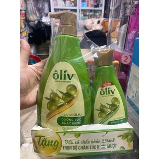 Dầu gội ôliv dưỡng tóc chắc khỏe 650ml tặng xả 250ml