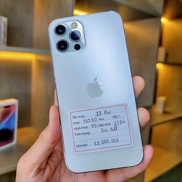 12* ĐT llp 12 pr m 256gb - bản LL/A, VN/A - bảo hành 12 tháng - đổi trả trong 7 ngày